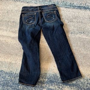 SILVER brand aiko Capri denim jeans 27